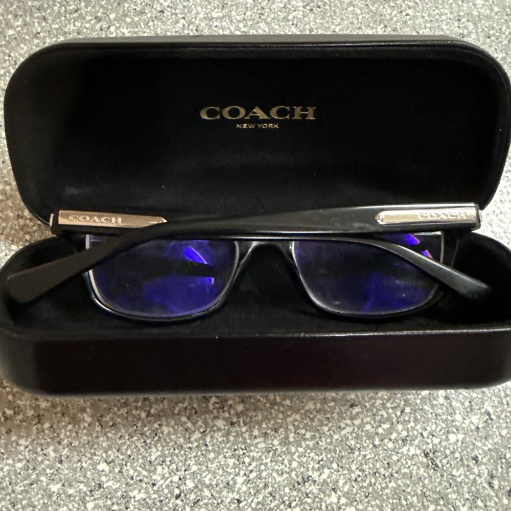 Coach HC6065 5261 Black Military Sig C Womens Eyeglasses 51-17 135, 17241 , Case